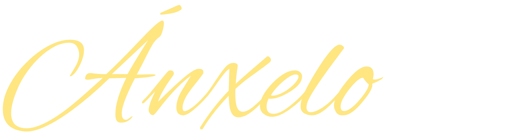 Nombre Anxelo Maia en pantalla